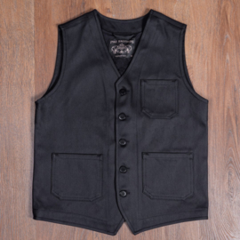 Pike Brothers Roamer Vest Elephant Skin Black