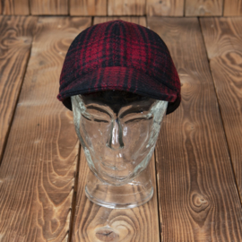 1944 A3 Cap red check wool