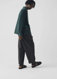 Toast Hand Embroidered Stripe Cotton Jacket