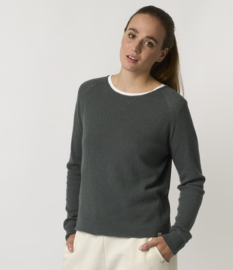 Merz b. Schwanen Crew Neck Pullover Pine