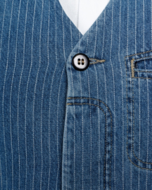 Pike Brothers 1948 Crafter Vest Blue Wabash Rinsed