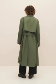 Kowtow Cleo Trench Coat Sage