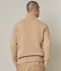 Merz b. Schwanen Turtleneck Merino Cashmere Toffee