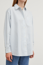 Skall Studio Edgar Shirt Blue/White