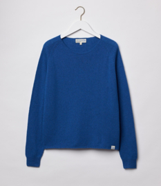 Merz b. Schwanen Crewneck Pullover Relaxed Fit Carbon Blue