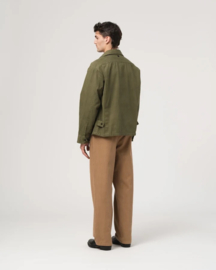 Eat Dust Union Jacket Desire Herringbone Twill Avocado