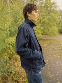 Nudie Jeans Howie Painter Jacket Dark Blue