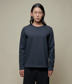 Merz b. Schwanen 2S18.98 Loopwheeled Heavyweight Long Sleeve Charcoal