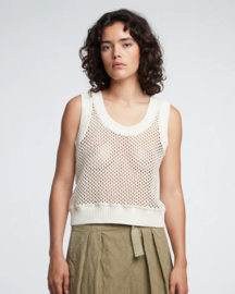 Girls of Dust Camisole Kingston Mesh Off White