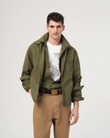 Eat Dust Union Jacket Desire Herringbone Twill Avocado