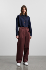 Skall Studio Painter Pants Burgundy