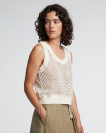 Girls of Dust Camisole Kingston Mesh Off White