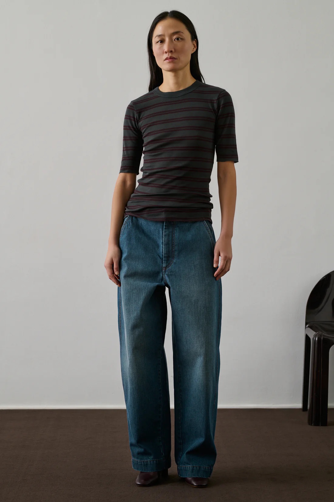 Soeur Gloria Aubergine/Anthracite