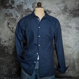 Fleurs de Bagne Classic Shirt Wabash Indigo