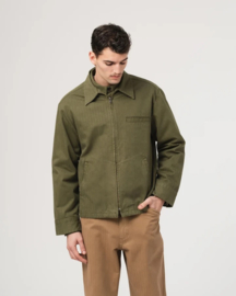 Eat Dust Union Jacket Desire Herringbone Twill Avocado