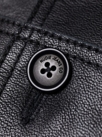 Nudie Jeans Saga Leather Blazer Black