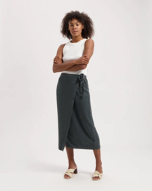 Kuyichi Hanna Wrap Skirt Woodland Grey