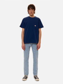 Nudie Jeans Leffe Pocket Tee French Blue