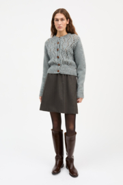 Skall Studio Elva Cardigan Stormblue