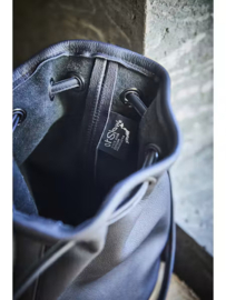 OrSlow Leather Cinch Pouch Black