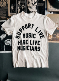 Imogene + Willie The "Support Live Music" Tee