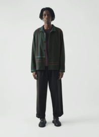 Toast Hand Embroidered Stripe Cotton Jacket