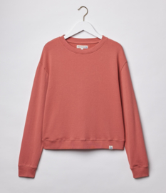 Merz b. Schwanen Women's Cropped Crew Neck Sweatshirt Prucerose