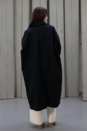 HulleKes Oudolf Coat Black