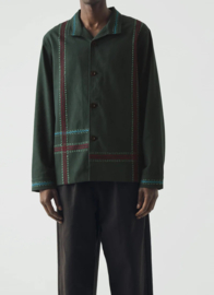 Toast Hand Embroidered Stripe Cotton Jacket