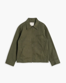 Eat Dust Union Jacket Desire Herringbone Twill Avocado