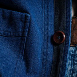 Fleurs de Bagne La Veste Bourgeron Mets Indigo HBT