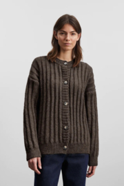 Skall Studio Elm Cardigan Dark Brown