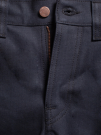 Nudie Jeans Gritty Jackson Dry Onyx Selvage Black