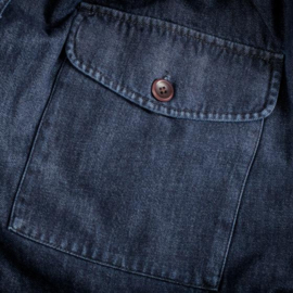 Fleurs de Bagne Le Pantalon Submariner Stone Washed Denim