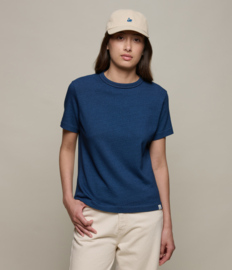 Merz b. Schwanen Supple Authentic Jersey Cotton Women's T-Shirt Indigo