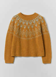Toast Harvest Yoke Donegal Sweater Marmalade / Oat