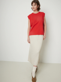 Rue Blanche Net T-Shirt Red