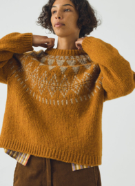 Toast Harvest Yoke Donegal Sweater Marmalade / Oat