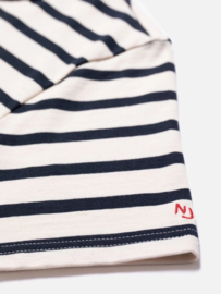 Nudie Jeans Joni Breton Stripe Offwhite/Navy
