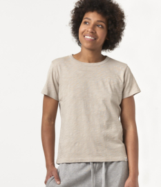 Merz b. Schwanen PIMA Cotton T-Shirt Greige