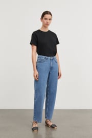 Skall Studio Allison Cropped Jeans Washed Blue