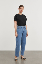 Skall Studio Allison Cropped Jeans Washed Blue