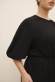 Kowtow Gather Drape Dress Black