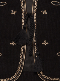 Nudie Jeans Vera Vest Embroidered Velvet