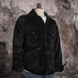 Fleurs de Bagne La Surchemise "Baroudeur" Corduroy Black