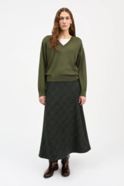 Skall Studio Mila Skirt Green Check