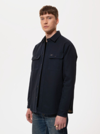 Nudie Jeans Glenn Padded Shirt Navy