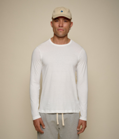 Merz b. Schwanen 1950sLS Loopwheeled Classic Fit Lightweight Longsleeve White