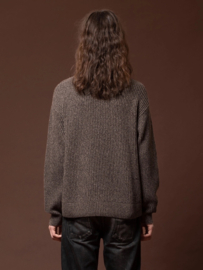 Nudie Jeans Chunky Sweater Rebirth Brown