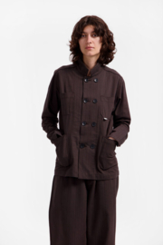 Bonne Suits Jacket Brown Pinstripe